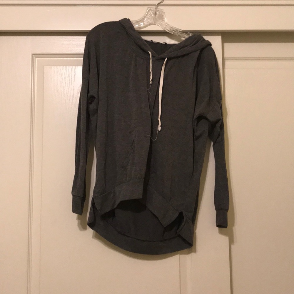 Brandy Melville grey Layla hoodie